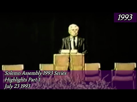 Highlights of the Solemn Assembly 1993 Part 1