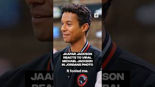 Jaafar Jackson reacts to the viral Air Jordan 1 MJ photo #SneakerShopping