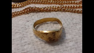 Beach Metal Detecting New Hampshire 2 gold found along with old coins!