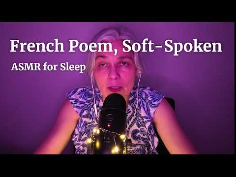 ASMR in French: Gentle Poetry to Unwind #poetryreading