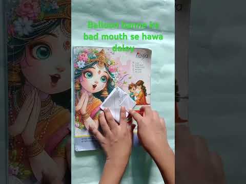 So cool paper mouth👄 balloon 🎈 #viral #@Animationvideo_66
