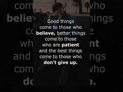Good thing Come to those who believe #shorts #inspirational #motivation #@videocreator6474 #statu