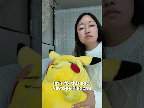 Restoring Retro Pikachu Plush