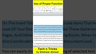 proper function in excel #viral #ytshorts #shortsfeed #shorts #short
