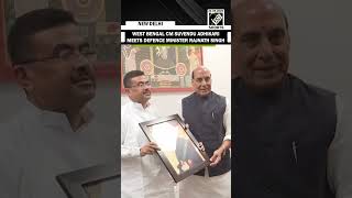 West Bengal CM Suvendu Adhikari meets Defence Minister Rajnath Singh in Delhi