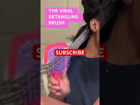 The BEST Detangling Brush for Natural Hair #detanglerbrush #shorts #4cnaturalhair #hairbrush #type4