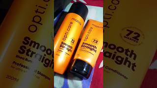 Matrix opti.care smooth straight sampoo & conditioner review 💇‍♀️ #matrix #sampoo #review #shorts