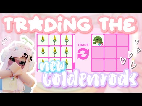 ˚୨୧⋆｡˚ TRADING LOTS OF GOLDENRODS! | Trading Video - #adoptme #adoptmetrades ♡༊*·˚