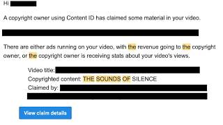 YouTube Just Copyrighted SILENCE.