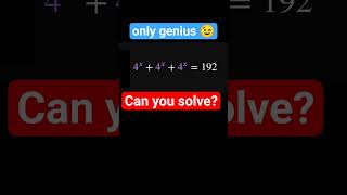 Can you solve it? #MathChallenge #shorts