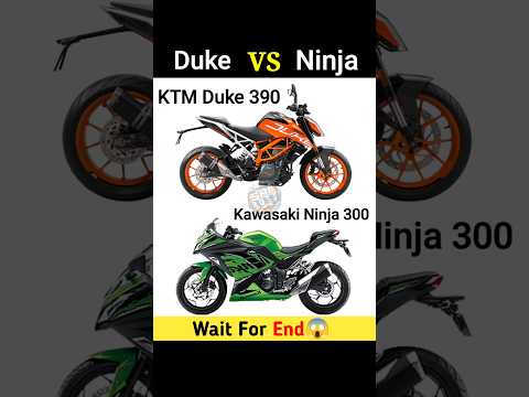 Duke Vs Kawasaki Ninja | Full Comparison || #ktm #shorts #duke #bike #kawasaki #adventure