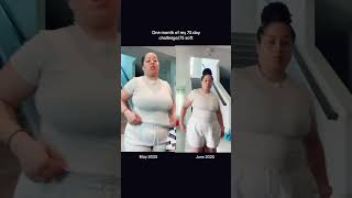 1 month non-scale progress update! #75dayschallenge #75softchallenge #fitnessmotivation
