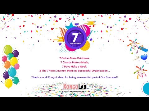 Celebrating 7th Anniversary of XongoLab Technologies| IT Industry | 7 Successful Year