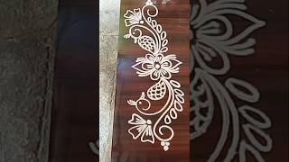 #simplerangoli #sideborders #muggulu #art #borderrangoli #sideborderdesigns #aashritareddymuggulu