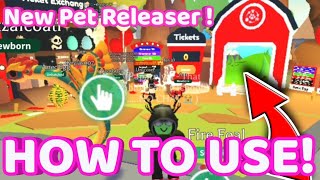 HOW TO USE NEW PET RELEASER IN ADOPT ME!