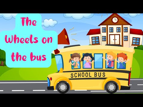 The Wheels On The Bus Go Round and Round With Lyrics #childrenssong #nurseryrhyme #kidssongs