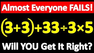 🔥 Looks Super Easy... But Most People Get It WRONG! Will YOU? 