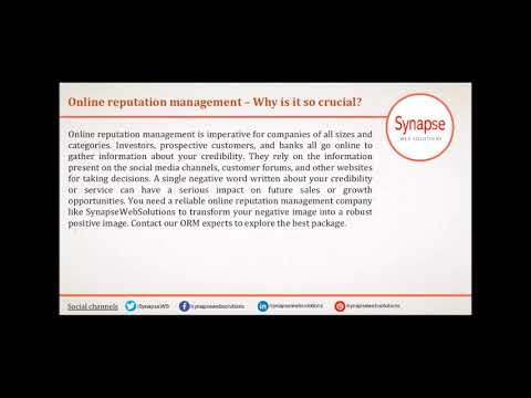 Online reputation management services safeguard your credibility