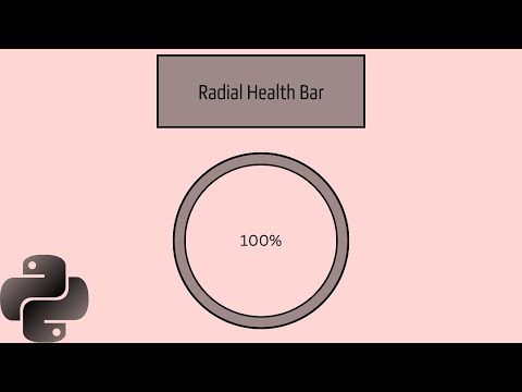 Python Tkinter Tutorial | Radial Health Bar