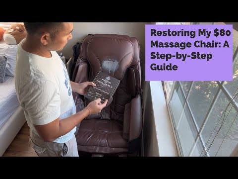 From Worn to Wonderful: Restoring Leather on My $80 Massage Chair