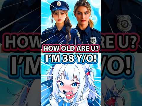 How Old Are You Gura? [Gawr Gura Hololive EN] #vtuberclips #hololiveen