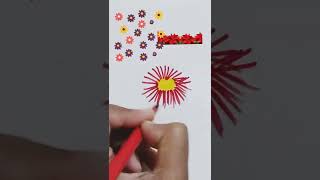 Draw Flower | #shorts #flowerdrawing #youtubeshorts #colors #trending #beginnersdrawing