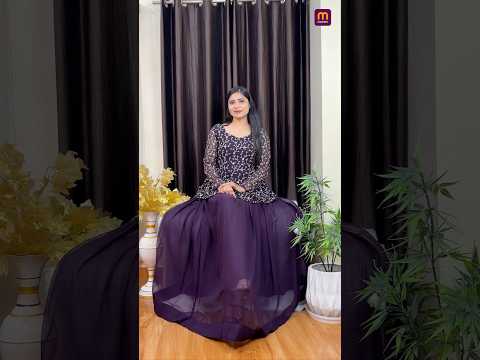 Affordable💰 Party Wear Stitched Dress| Meesho Stitched Top & Long Skirt| Pooja Kaushik