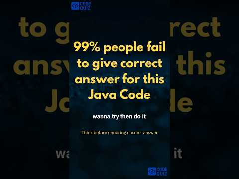 99% Fail This Java String Puzzle – Can You Solve It in 15 Seconds ?