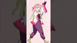 first va final designs #demonslayer #anime #first #final #design #edit