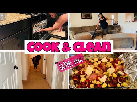 COOK AND CLEAN WITH ME 2019 | EASY DINNER IDEA | CLEANING MOTIVATION