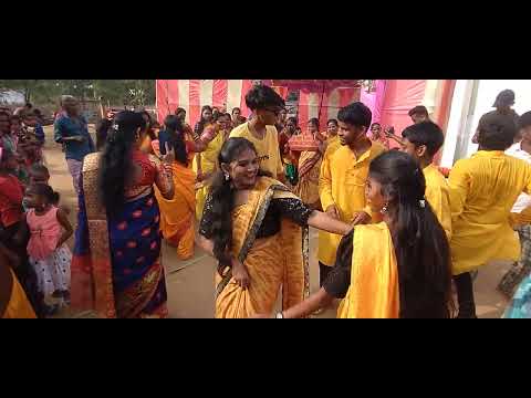 Wedding Sambalpuri Haldi Dance Haldi Ceremony Dance Village Marriage Dance #Sambalpuri_Haldi_Dance