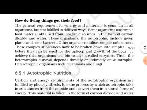 Life process class 10 NCERT |Nutrition |  Class 10 biology chapter 6 #CBSE #nutrition