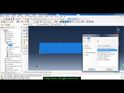 ABAQUS  three point bending Step By Step（contour integral）