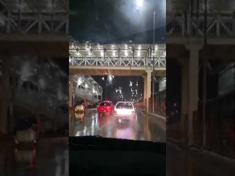 ASMR Late Night Long Drive in the Rain in Peshawar Khyber Pukhtoon Khwa KPK Pakistan