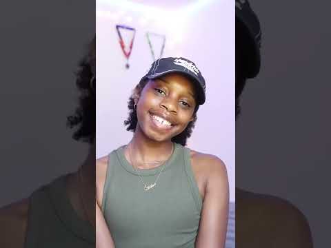 How I wear a hat with natural hair