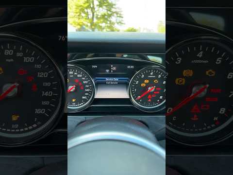 2018 Mercedes-Benz E300 oil reset #automobile #mechanic #mercedes #oilreserves #reset #e300