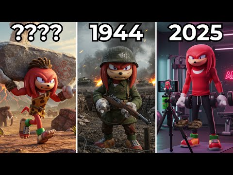 Knuckles in Different Years 👉@ambarofc
