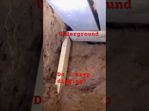 Do I keep digging? #digging #tunneling #underground ￼