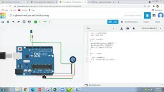 LED fading with potentiometer