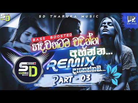 New Hits of Songs  Remix || Bass Boosted | Mind Relaxing Song Collection_ part-03 @SDTharukaMusic 