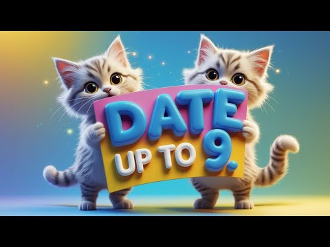 DATE UP TO 9 | LEARNING NUMBER | 123 | COUNT TO 10 | LEARNING COUNTING | COUNTING FOR KIDS | POP IT