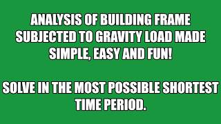 gravity load analysis in bangla