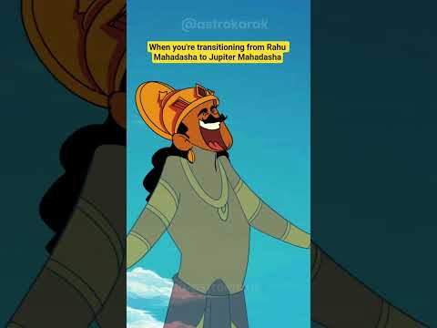 Rahu Mahadasha to Jupiter Mahadasha Trasition | @Astrokarak #astroanimation #vedicastrology