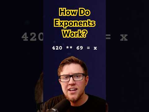 Wait exponents grow HOW fast?