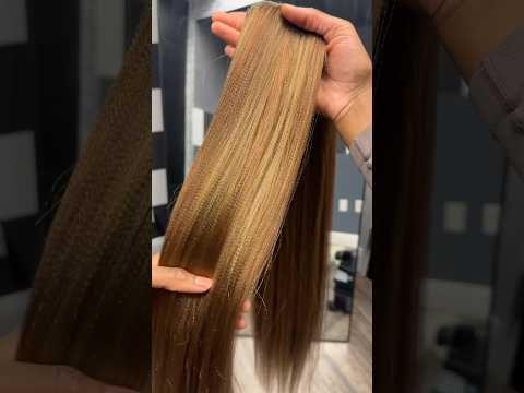 SAVE my FAVE Color BLEND 😍🍯🤎 COLORS 4, 30, 27, & a SPLASH of 613 🐻 #blonde #braidstyles #braids