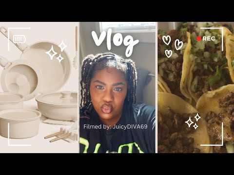 VLOG: Grocery Run, New Home Upgrades & A Relaxing Self-Care Night! 🛒✨