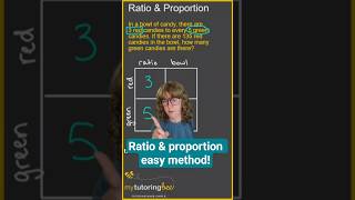Ratio and Proportion Word Problems Easy Method! #mathhelp #mathhacks #algebra