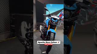 TVS Apache RTR 160 4V Blue Colour #tvsapache1604v #apache1604vbs6 #apachertr160 #newbike #rtr1604v