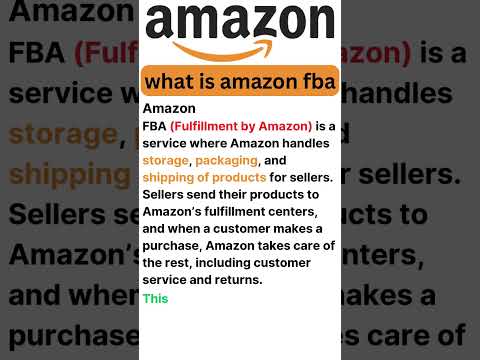 what is amazon fba