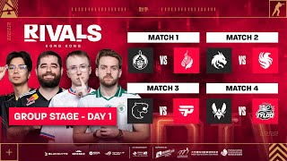 BLAST Rivals Hong Kong, Day 1 - MongolZ vs PUA, Spirit vs Falcons, FURIA vs paiN, Vitality vs TYLOO